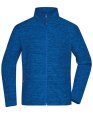 Heren Fleece vest Daiber JN770 Royal Melange-Blue